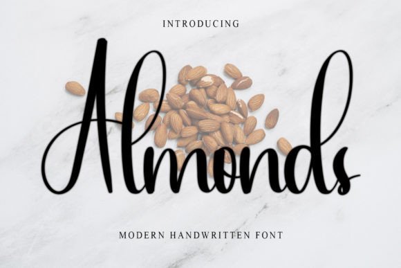 Almonds: A Handwritten Font That Feels Like a Thoughtful Signature