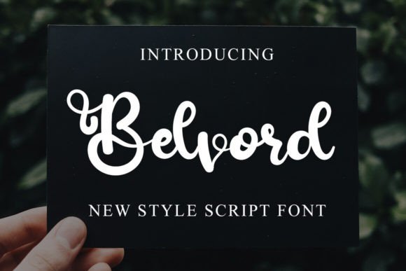 Belvord: A Modern Script Font That Makes Your Campaigns Instantly Clear
