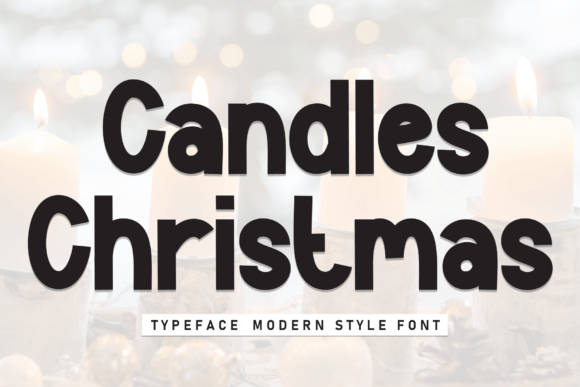 Candles Christmas: A Festive Script Font for Digital Branding
