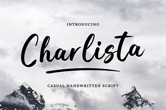 Charlista: A Handwritten Typeface for Modern Editorial Design