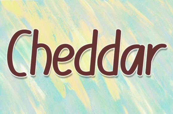 Cheddar Font: A Friendly Handwritten Typeface for Crafters