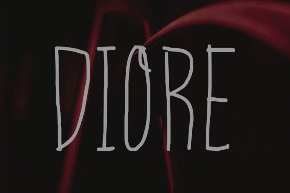 Diore: A Playful Handwritten Typeface for Modern Editorial Design