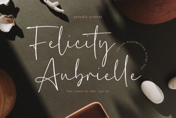 Felicity Aubrielle: A Distinctive Script Font for Digital Branding