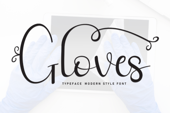 Gloves: A Sweet Handwritten Typeface for Editorial Design