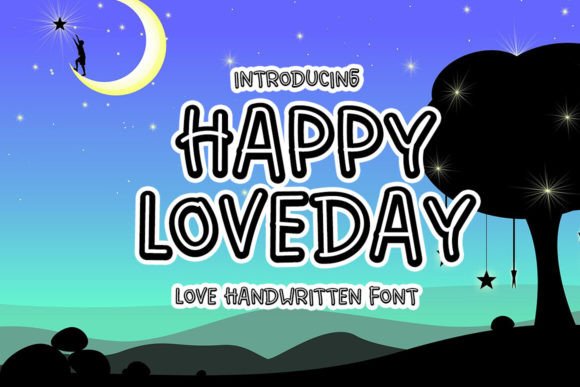Happy Loveday: The Handwritten Typeface for Modern Web Design