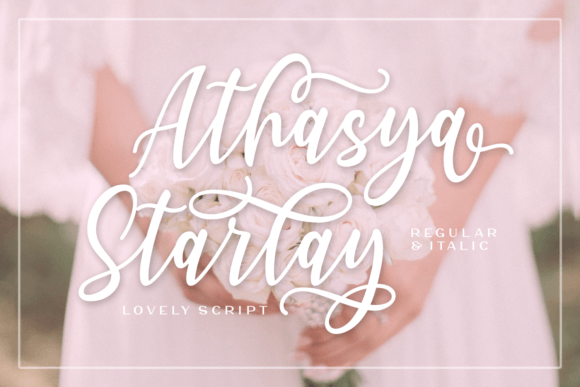 How Athasya Starlay Elevates Editorial Design with Romantic Typography