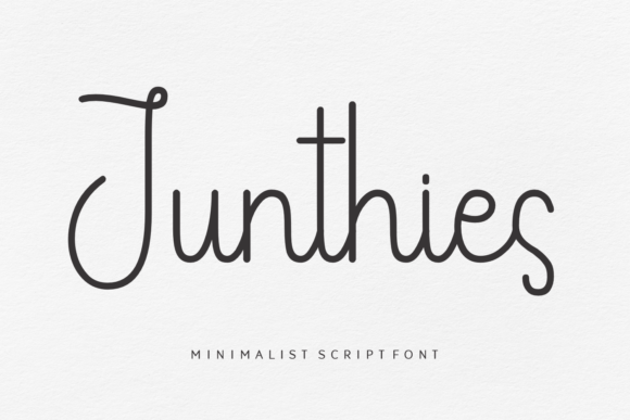 Junthies: The Script Typeface That Elevates Your Campaign Identity
