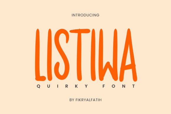 Listiwa: A Quirky Handwritten Typeface for Modern Web Design