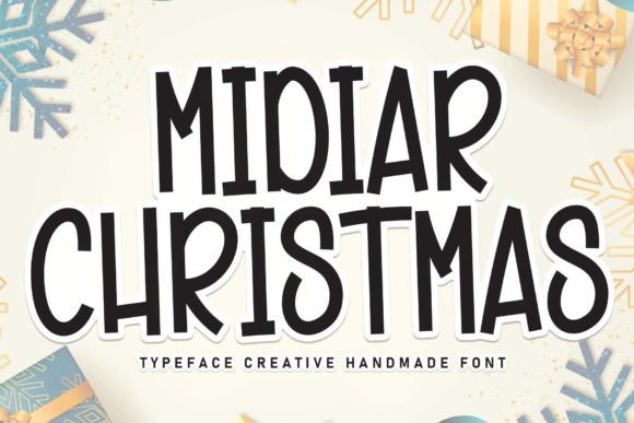 Midiar Christmas: A Handwritten Typeface for Authentic Branding
