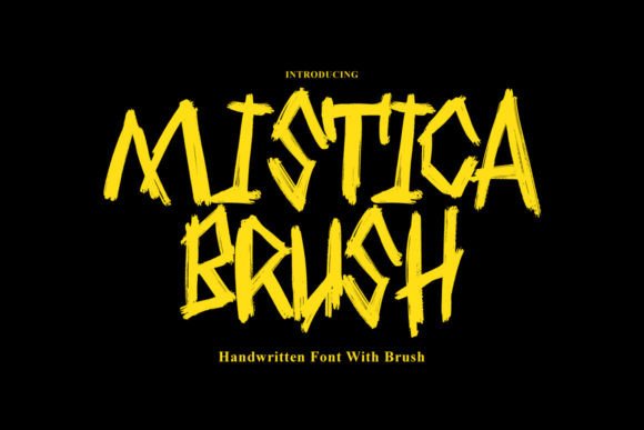 Mistica Brush: The Modern Handwritten Typeface for Web Design