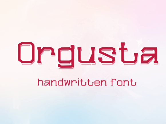 Orgusta: The Handwritten Typeface That Elevates Campaign Visuals