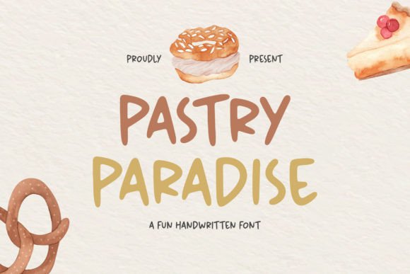 Pastry Paradise: The Perfect Handwritten Font for Your Craft Business