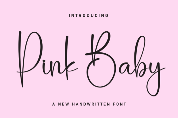 Pink Baby: A Handwritten Font That Softens Editorial Tone