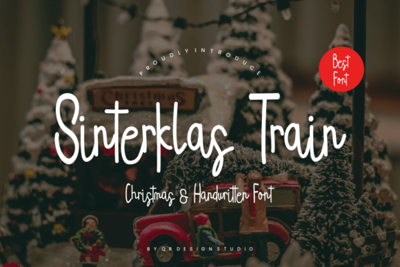 Sinterklas Train: The Handwritten Typeface That Elevates Small Business Branding