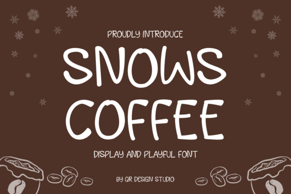 Snows Coffee: The Handwritten Typeface for Modern Editorial Design