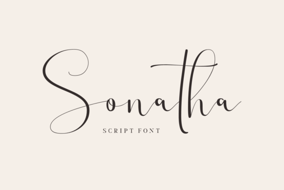 Sonatha: A Delicate Script Font for Elegant Digital Branding