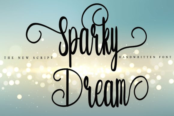 Sparky Dream Handwritten Font for Crafters & Sellers