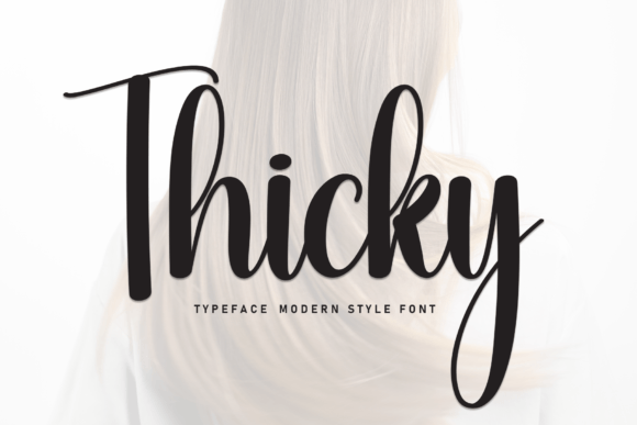 Thicky: The Handwritten Typeface for Editorial Storytelling