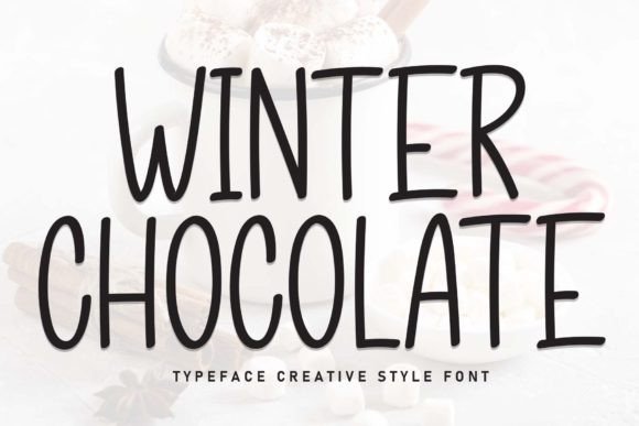 Winter Chocolate: The Handwritten Typeface That Elevates Small Business Branding