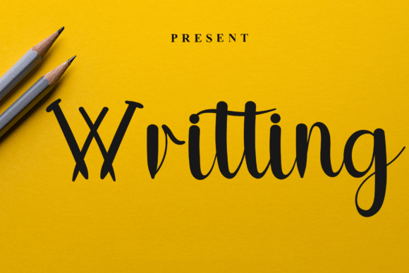 Writting: A Handwritten Typeface for Modern Editorial Design